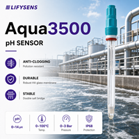Aqua3500 pH-mètre portable pour stylo, anti-colmatage, affichage numérique, plage de pH 0-14, capteur en verre PG13.5 pour eau du robinet et eau secondaire