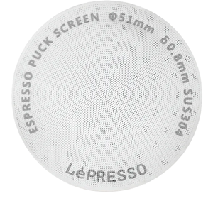 LePresso Precision Fit <b>Puck</b> Screen for 51mm Portafilter SUS304 Stainless Steel Heavy-Duty Daily Use Silver - Product Image 1