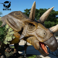 Statue de dinosaure grandeur nature, simulation réaliste, décoration de parc à thème extérieur, modèle de dinosaure