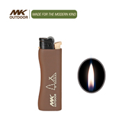 Briquet à silex MK, briquet laser personnalisé, briquets personnalisés en gros, briquets torche au butane