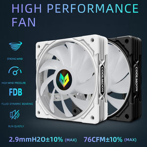 พัดลมระบายความร้อนซีพียู <span class=keywords><strong>COOLMOON</strong></span> คุณภาพสูงแบบขายส่ง 4 ฮีทไปป์ ทองแดง รุ่น AS400 ARGB PWM สำหรับคอมพิวเตอร์ AMD TDP130W และ INTEL พร้อมไฟ <span class=keywords><strong>RGB</strong></span> - Product Image 4