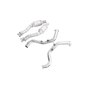 Tubos de Escape de Performance Dianteiros para Land Rover RANGE ROVER 5.0L, Downpipe de Aço Inoxidável Polido Espelhado de 1.5mm para o Mercado de Reposição - Product Image 4