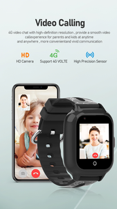 DF61 impermeable niños reloj inteligente SOS Smartwatch bebé 4G tarjeta SIM reloj llamada ubicación rastreador reloj - Product Image 5