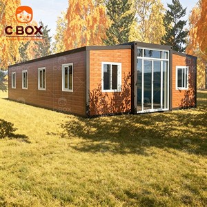 บ้านเคลื่อนที่ Cbox ขนาด 40 ฟุต บ้านสำเร็จรูปหรูหรา พับเก็บได้ ใช้เป็นสำนักงาน ห้องนั่งเล่น 3 ห้องนอน พร้อมห้องน้ำ บ้านคอนเทนเนอร์แบบขยายได้ - Product Image 2