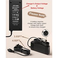 Chargeur de batterie 24V 5A 120W DC, écologique, protection ignifuge, matériau PC, prise secteur pour fauteuil roulant électrique, scooter