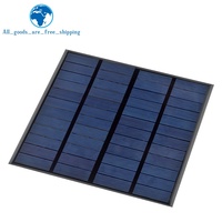 TZT 12V 250mA 3W Polycrystalline * ٭ صغر Sunpower نظام شمسي تصنعه بنفسك للبطارية