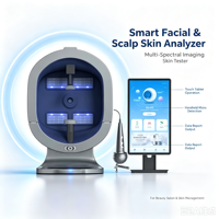 Analyseur de peau professionnel IA, scanner facial, détection du cuir chevelu, système de gestion de la santé cutanée, équipement de beauté, Wi-Fi domestique