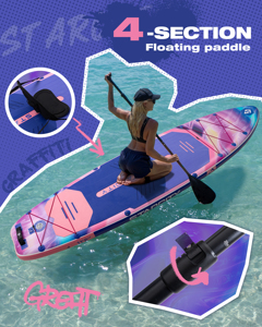 P.F. Premium Quality Sup Gonfiabile 11'6"x35"x6'' Paddle Board <b>Inflatable</b> Stand up With Accessories SC12 <b>Inflatable</b> Design Easy - Product Image 2