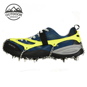 Tacos de hielo antideslizantes, pinzas de tracción para nieve, crampones, pinchos para zapatos de escalada de invierno, 19 Uds. - Product Image 4