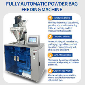 High Speed Doypack Plastic Bag Pneumatic Washing Powder Detergent Tea Milk <b>Wheat</b> Flour Eight Side Screw Filling <b>Packing</b> Machine - Product Image 4