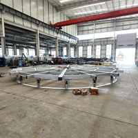 Plateforme tournante motorisée de 1 m, support d'affichage rotatif à 360°, scène d'exposition en aluminium et acier, capacité de charge de 100 kg, RDS-1010, table de 6 m