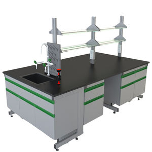 Banc d'île de laboratoire de <span class=keywords><strong>chimie</strong></span>/biologique/Science tout en acier station de travail d'équipement de laboratoire - Product Image 6