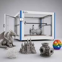 Printer 3D Industri Kecepatan Tinggi dengan Cangkang Logam Lembaran Besar Garansi 1 Tahun