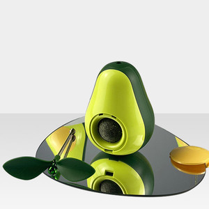 Juguete Ecológico para Gatos, Pelota Irrompible de Plástico con Aroma a Aguacate y Menta, Dispositivo Manual de Autoentretenimiento - Product Image 4