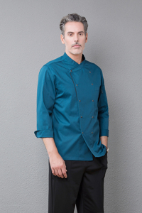 Button Short Sleeve Canvas Polyester/Cotton Unisex <b>Chef</b> Uniform Hotel Restaurant Kitchen Workwear <b>Top</b> - Product Image 2