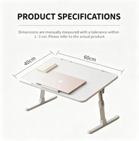 Bureau d'ordinateur ergonomique en bois durable avec tiroir, réglable en hauteur, extensible, pliable, portable, avec rangement, table d'étude