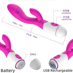 G-Spot Rabbit Vibrator with AV <strong>Stick</strong> Women's Sex Toys for <strong>Vaginal</strong> Nipple Clitoris Stimulation Dildo <strong>Massager</strong> - Product Image 2