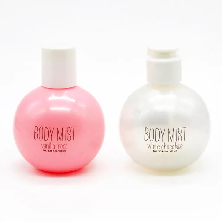 Ball Bottles Roller Ball Shape Water Stress PET Plastic 10ml 60ml 2oz Cosmetic Packaging Screen Printing Lotion Bottle Healthy