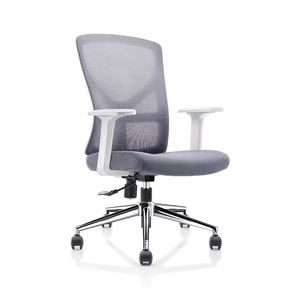 Chaise de travail ergonomique moderne réglable avec siège en mousse à mémoire de forme et base en alliage d'aluminium pour bureaux, salles de conférence et postes de travail - Product Image 1