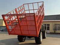 4WD Oliepalmvruchttransporttractor met gaaslaadbak