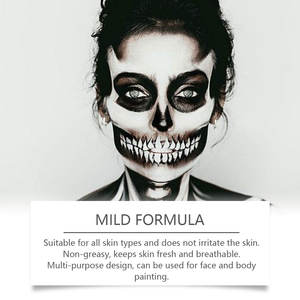 Eelhope-<span class=keywords><strong>Palette</strong></span> <span class=keywords><strong>de</strong></span> maquillage coloré Clown d'Halloween, fournitures pour le maquillage <span class=keywords><strong>de</strong></span> fête - Product Image 3