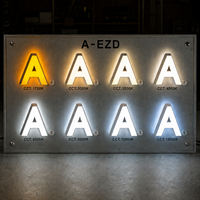 Letras de Canal LED con Iluminación Frontal Personalizadas EZD, Letrero Comercial para Negocios, Letrero con Logotipo, Letrero Publicitario Exterior Comercial