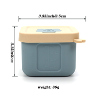 Boîte de conservation hermétique en silicone de qualité alimentaire, bol frais portable, boîte à lunch, récipient hermétique