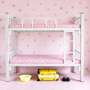 Modern <b>Double</b> Decker <b>Bunk</b> <b>Bed</b> Reinforced Iron Structure Multi Layer Stable Space Saving Easy Assembly for Adult - Product Image 1