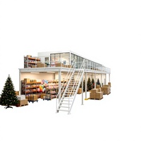 HONGXIN Étagère de mezzanine en acier robuste sans boulons, réglable, en acier laminé à froid, avec revêtement en poudre, protection contre la corrosion, personnalisable