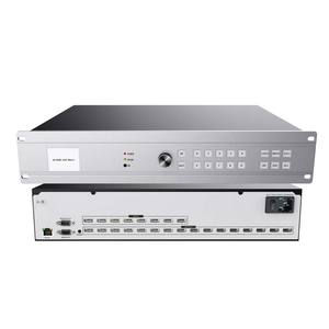 مفتاح مصفوفة ذكي <span class=keywords><strong>8</strong></span>×16 بدقة 4K30 UHD 30 هرتز مع تقنية EDID وتحكم بالأشعة تحت الحمراء للصوت والفيديو، طراز LERGB سهل الاستخدام - Product Image 1