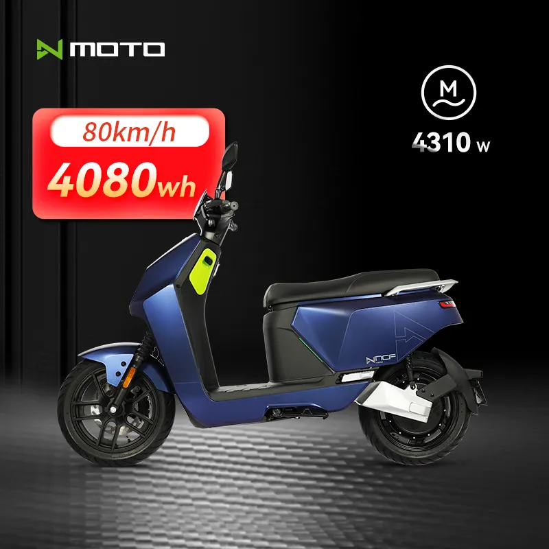 N-moto fabrika 100 km/s hızlı yarış Moped Bosch Motor Swapping lityum bms'li pil GPS IOT sistemi App elektrikli motosiklet tarafından