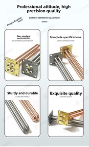 Tubo de Calentamiento de Acero Inoxidable Premium para Cafetera <span class=keywords><strong>Krups</strong></span> 2KW 3KW 4KW, Pieza de Repuesto para Generador de Vapor - Product Image 5