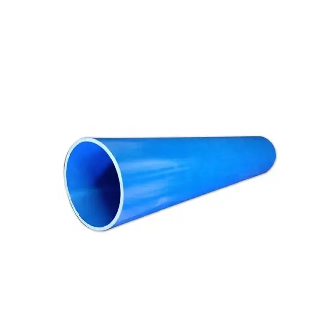 wholesale manufacture plumbing pipeline 2 inch pn10 pvc pipe blue for water supply