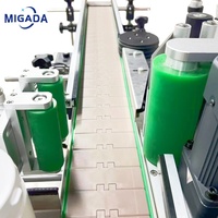 Machine d'étiquetage automatique de bouteilles rondes de bureau, applicateur d'étiquettes pour flacons en plastique et en verre, machine d'étiquetage pour les petites entreprises