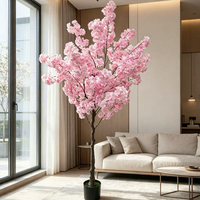 Hochwertige Künstliche Hochzeitsblumenarrangements Künstliche Kirschblüten Bäume für Innenräume Florale Dekorationen für Bars und Räume