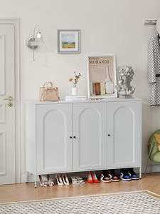 Armoire à chaussures moderne et élégante avec <span class=keywords><strong>3</strong></span> <span class=keywords><strong>portes</strong></span>, étagère de rangement, organisateur, placard, entrée pour la chambre à coucher - Product Image 1