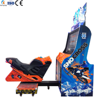 Machines de simulation de course de moto à pièces, SNO CROSS, jeu de course de moto d'arcade à vendre