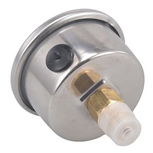 Doppio manometro riempito di liquido <span class=keywords><strong>40MM</strong></span> indietro con morsetto a U modello in acciaio inossidabile modello YN40 <span class=keywords><strong>1</strong></span> anno di garanzia - Product Image 3