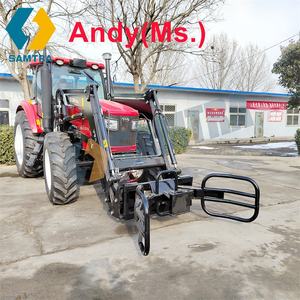 Manufacturer Tractor Front <strong>Loader</strong> Grapple Round Bale Grab Tractor Grabber <strong>Loader</strong> hay Bale Grab Silage Fresh Bale Grab <strong>Attachment</strong> - Product Image 4