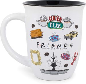 Mug en céramique à large bord avec logo Silver Buffalo Friends <span class=keywords><strong>Central</strong></span> <span class=keywords><strong>Perk</strong></span> - Product Image 1
