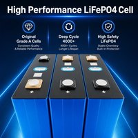 Cellule de batterie LiFePO4 TIANNENG 3.2V 100Ah de qualité supérieure, cellule prismatique au lithium à décharge profonde pour systèmes solaires, ESS, VR, yachts, voiturettes de golf, AGV