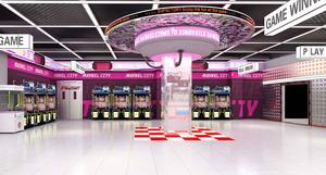 Intera macchina della gru dell'artiglio di progettazione su ordinazione <span class=keywords><strong>giochi</strong></span> Arcade a gettoni giocattoli svegli della peluche per la macchina dell'artiglio del giocattolo della macchina dell'artiglio - Product Image 2