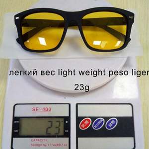 Lunettes de vision nocturne à verres jaunes personnalisables avec logo, vente en gros, anti-éblouissement, pour la conduite de nuit, lunettes de soleil polarisées pour hommes - Product Image 5