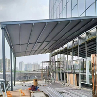 Pergola de balcon rétractable en aluminium pour l'extérieur, ombrage de patio, garage électrique, jardin, restaurant, pergola de terrasse ouvrante et fermante
