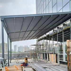 Pérgola Retráctil de Aluminio para Exteriores, Toldo para Balcón, Patio, Garaje, Jardín, Restaurante, <span class=keywords><strong>Terraza</strong></span>, Apertura y Cierre Eléctrico - Product Image 4