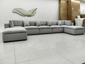 مجموعة أثاث مستلق الأوروبي عالي الجودة مع أرجل لاستخدام غرفة المعيشة - Product Image 2