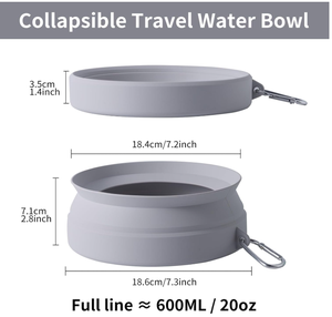 Personalizável LOGOTIPO <span class=keywords><strong>Silicone</strong></span> Viagem <span class=keywords><strong>Pet</strong></span> <span class=keywords><strong>Bowl</strong></span> Atacado Dobrável Cão Gato Água <span class=keywords><strong>Bowl</strong></span> Eco-Friendly Spill Proof Design com Amor - Product Image 2