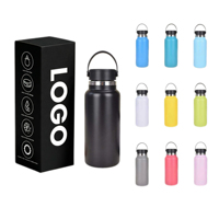 Bouteille d'eau de voyage Tairflask sans BPA, en acier inoxydable 18/8, à double paroi, isolée sous vide, anti-fuite, à large ouverture, portable