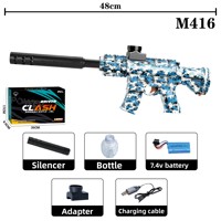 Pour le marché international : Pistolet à balles souples électrique haute vitesse M416, MP5, Mini AK47 en plastique