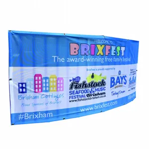 Custom design printing fence hanging Polyester Fabric polyester Mesh Banner for outdoor advertising